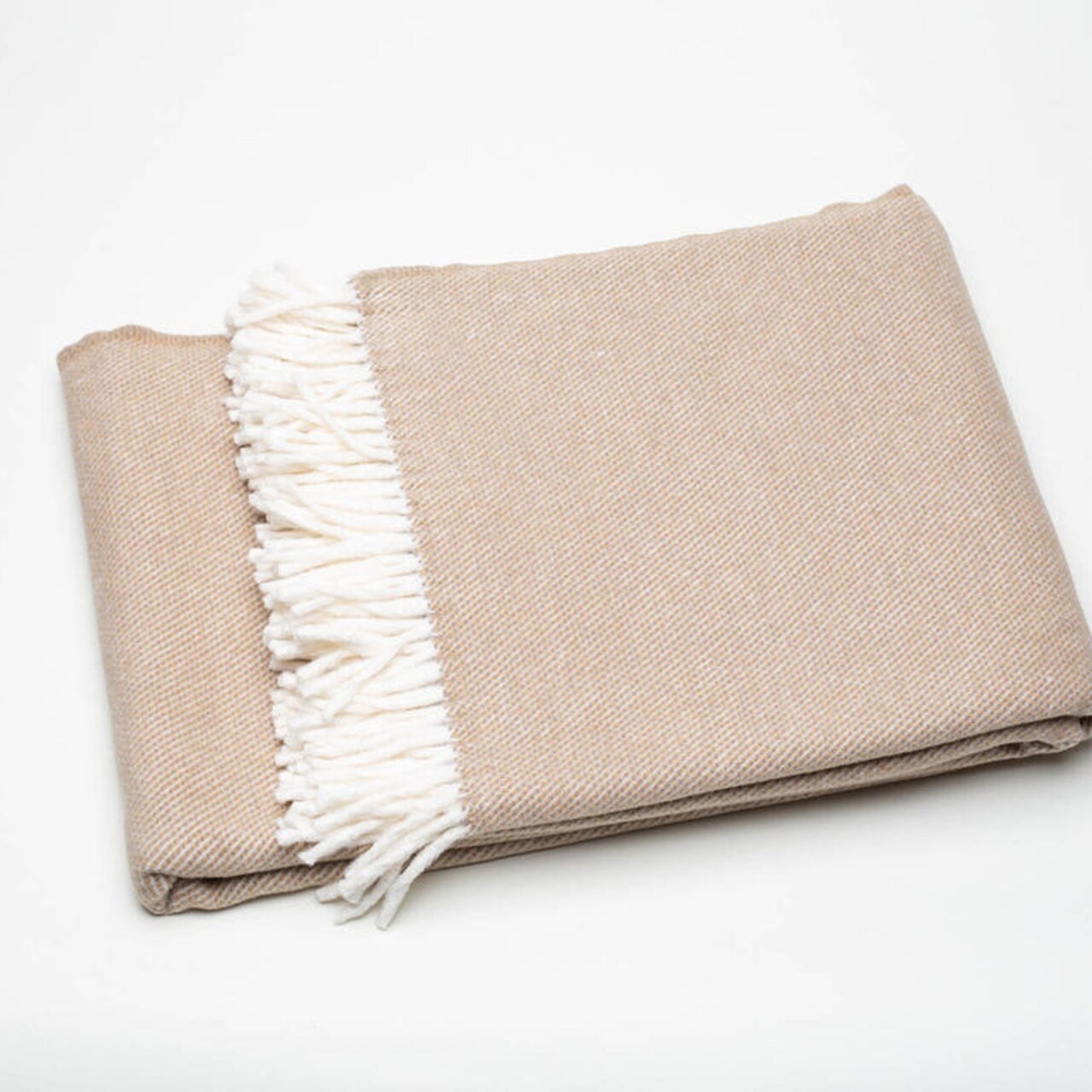 Edge Collections - 0.5" x 70" - Brown - Cozy Mini Dot Fringed Throw for Stylish Comfort - 1 Piece